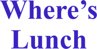 Where's Lunch logo